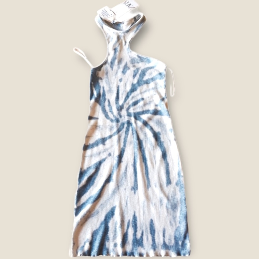 Zara Tie Dye Mini Dress - Picture 1 of 13